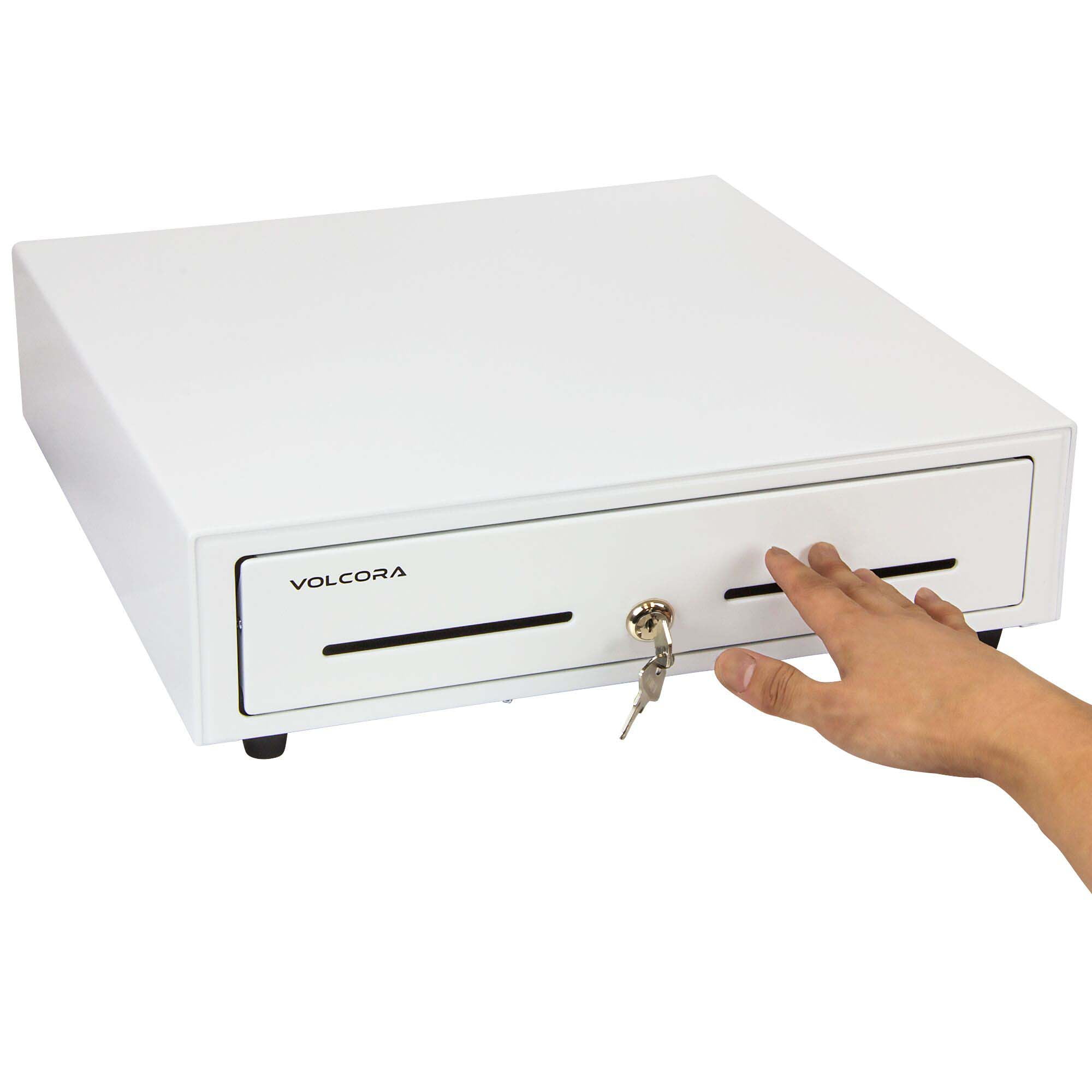 Cash Drawer Tray Compatible Square Register POS Printer Mini White 16 X 16 New
