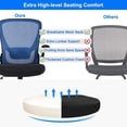thumbnail image 4 of Home Office Chair Ergonomic Chair Adjustable Computer Chair Swivel Rolling Executive Task Chair with Lumbar and Armrest for Home Office Study, Blue, 4 of 7