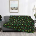 thumbnail image 2 of Yiaed St. Patrick's Day8 Print Blanket Throw Blanket Soft Cozy Flannel Blanket for Home Bed Sofa Couch Chair-80"x60", 2 of 6
