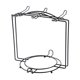 thumbnail image 1 of Soporte para taza de cocina Estante de exhibición para tazas de y platillos, con capacidad para 6 tazas de y 6 platos, estable, funciones, duradero, para soporte Fanmusic Soporte para taza de cocina, 1 of 7