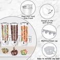 thumbnail image 4 of Grain Storage Dispenser, Space-Saving Wall-Mounted Solution, Transparent Design For Easy Monitoring, Portion Control Ensures Freshness, High-Quality Food Grade Material, Premium Black (4.5L), 4 of 7