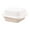 B, variant on 50 Pack Clamshell Take Out Food Containers, Compostable Disposable To Go Containers,Boxes for Salad, Cake,Sandwiches