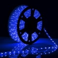 thumbnail image 1 of Tuanchuanrp Luces de cuerda azules de 100 pies para exterior, cadena de luces cortables de 110 V impermeables para interior/exterior, ideal para aleros, patios traseros, jardín, decoración navideña, i, 1 of 5