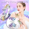 thumbnail image 2 of Ladies Fashion Creative Multicolor Diamond Color Butterfly Crystal Ring, 2 of 5