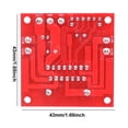 thumbnail image 2 of Módulo de controlador de motor de CC L298N puente H dual de 5 V para automóvil inteligente (condensadores de chip), 2 of 6