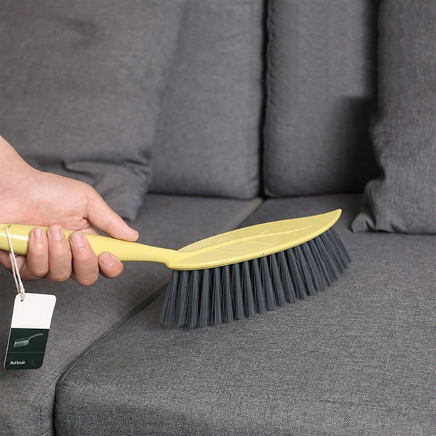 Cepillo pequeño Lisbinx para fregar, limpiador de cepillos de larga duración, cepillo de limpieza suave, herramientas de limpieza, cepillo de cama, adecuado para limpiar cuentas, sábanas, ropa, sofás