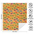 thumbnail image 5 of Cute Dinosaur Cartoon Pattern Soft Sherpa Fleece Throw Blanket, Warm Cozy Plush Blanket for Sofa Bed Couch, All Season, 50"x60", 5 of 5