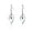 sea blue, variant on CFIOZYOS 18K Gold-Plated 925 Sterling Silver  Twist Leaf Fashion Dangle Earrings for Women