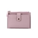 thumbnail image 1 of Cartera Cuero PU Con Tarjetero Múltiples Ranuras Color Sólido A La para Mujer (púrpura), 1 of 10