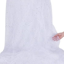 6 Yards Glitter Tulle Fabric Rolls 59inch Gold Star Sequin Tulle Netting Fabric