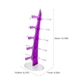thumbnail image 2 of unbranded 5Pares Soporte Organizador De Gafas De Sol En Plástico Morado Moderno Compacto, 2 of 8