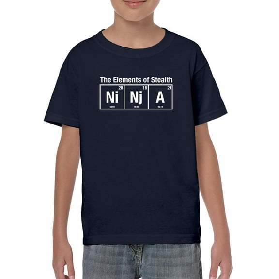 The Elements Of Stealth T-Shirt Juniors -Smartprints Designs,  Medium
