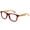 Red, variant on Newbee Fashion - Real Bamboo Temples Clear Frames Glasses Men Women Wooden Frames