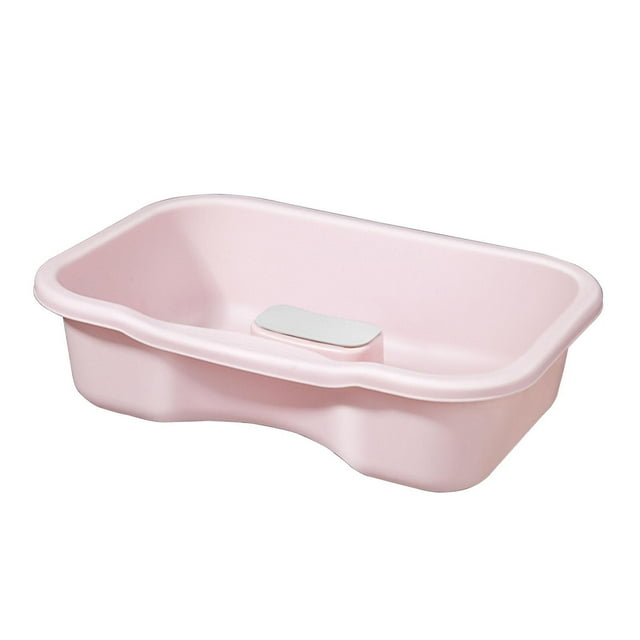 Lavabos de champú junto a la cama,Lavabo de champú,Lavabo para lavar el cabello,Coloración del cabello para personas mayores,Tazón de champú para disc rosa
