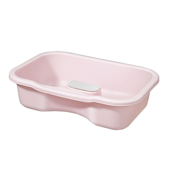Cuenco de champú para cabecera,Tazón de champú,Lavado de cabello portátil,Cojín para la cabeza para personas mayores,Lavabo de champú para personas rosa