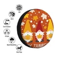 thumbnail image 4 of Rateoe Happy Thanksgiving Three Gnomes Pattern Tire Cover Wheel Protectors Weatherproof Wheel Covers Universal Fit for Trailer Rv SUV Truck Camper Travel Trailers Accessories-16 inch, 4 of 6