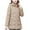 #0140-Khaki, variant on Ailaofu Mid-Length Winter Stand Collar Jacket Women's Parka Down Cotton Coat Casual Thickened Warm Jacket