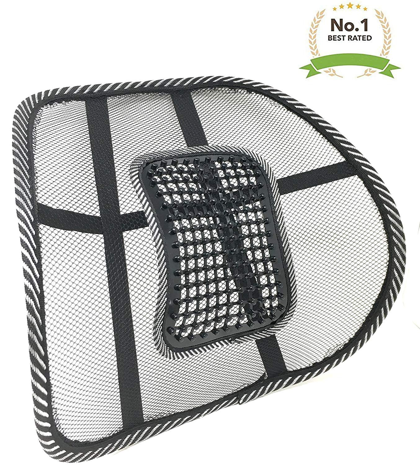 New Lightweight Mesh Back Support with Massage Vent Mesh