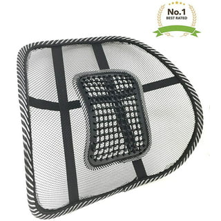  Samyoung Mesh Back Lumbar Support, Back Support Seat Cushion  with Breathable Mesh for Office Chairs Car 12” x 16” : Office Products