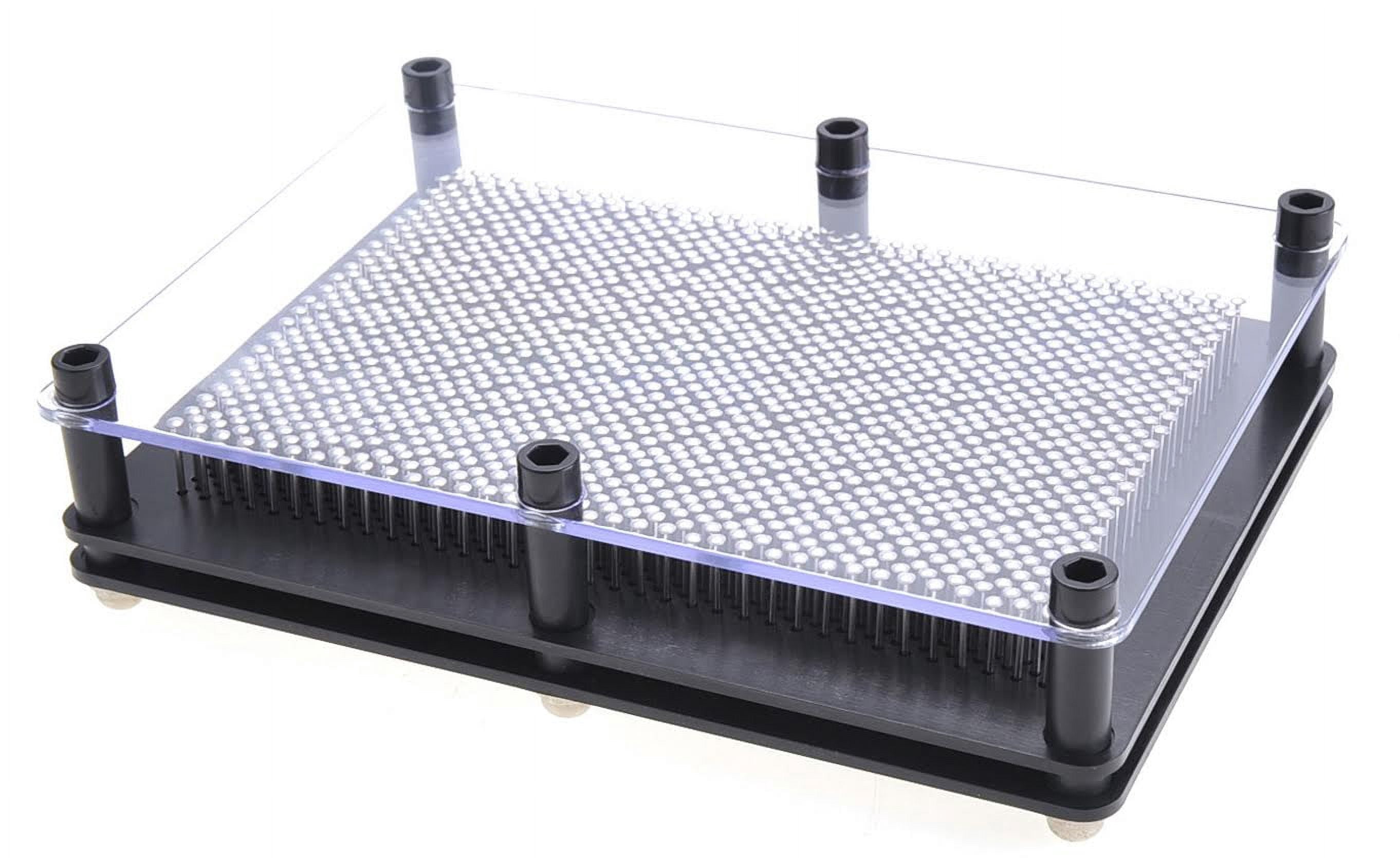 Board No More! 3D Pin Art Impression Board - Metallic