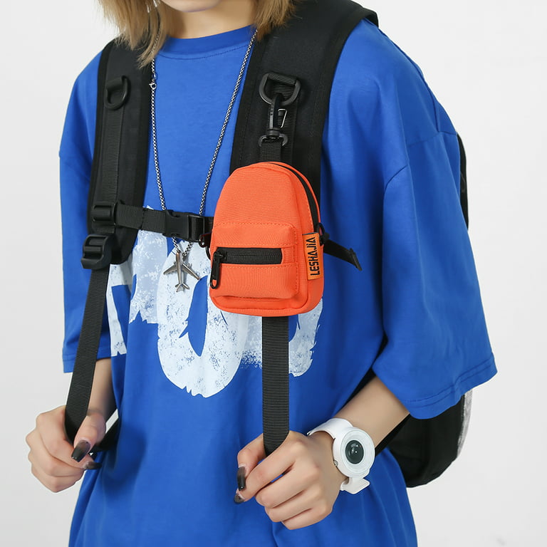 Boyy Buckle Detailed Crossbody Phone Bag in Blue