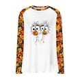 thumbnail image 3 of Wiyuqeen Gobble Til You Wobble T-Shirt Women's Long Sleeve Shirts Crew Neck Turkey Graphic Pullover Tops Crewneck Tunic Shirts, 3 of 5