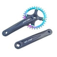 thumbnail image 4 of Platos y bielas para bicicleta de montaña, redondos, coloridos, con cono cuadrado y brazo de 170 mm 32T, 4 of 9