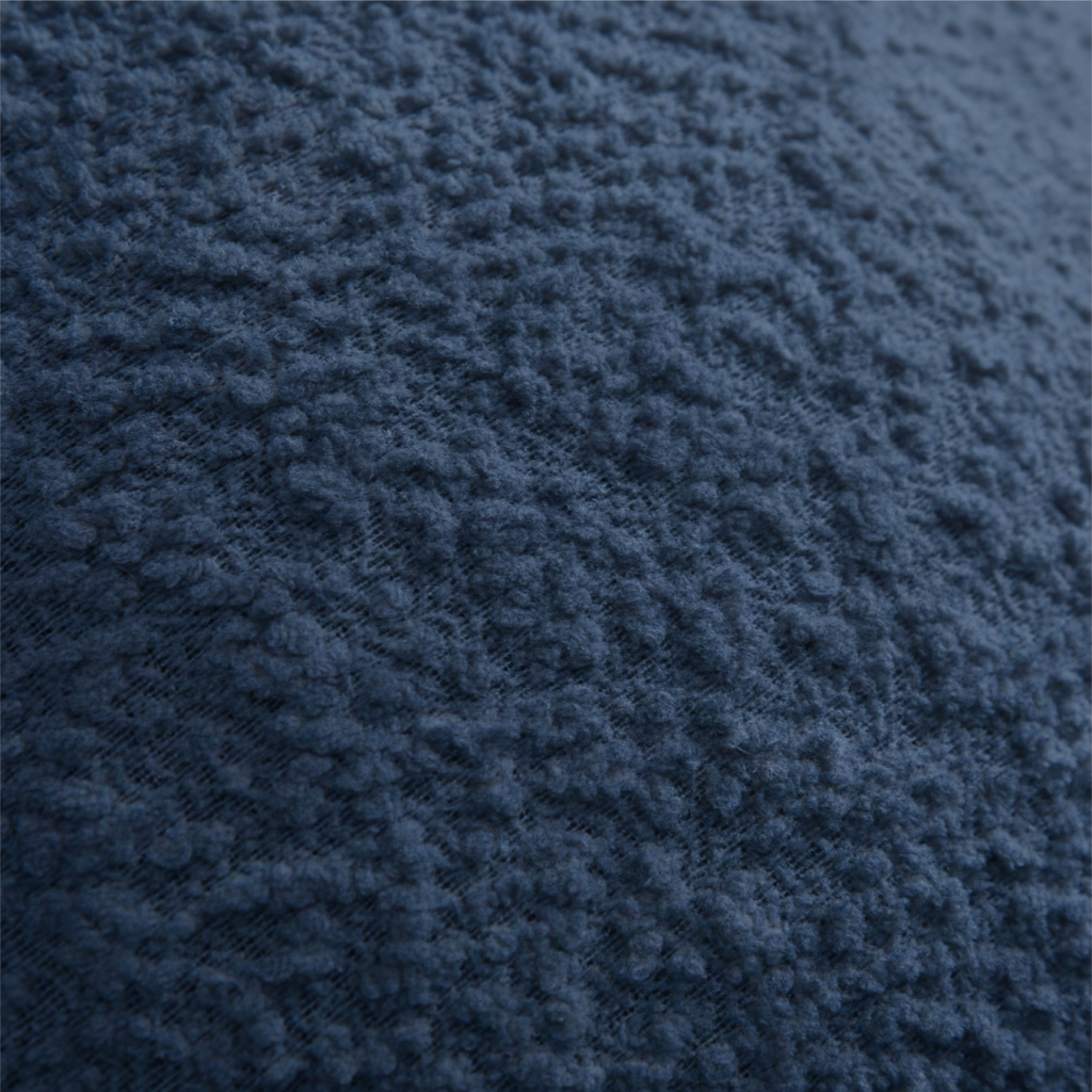 Mainstays 18"x18" Boucle Decorative Throw Pillow Cover- 2Pk- Washed Indigo