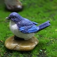 thumbnail image 6 of Mini Cute Bird Statue Landscape Ornament, Christmas Garden Decoration Bird/ Bird Nest Sculpture, Desktop Decoration Resin Table Top Car Ornamental Statue, 6 of 7