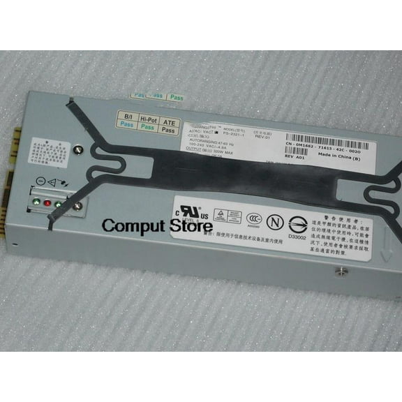 PE1750 Server Power Supply, 1750 PS-2321-1,0M1662 320W