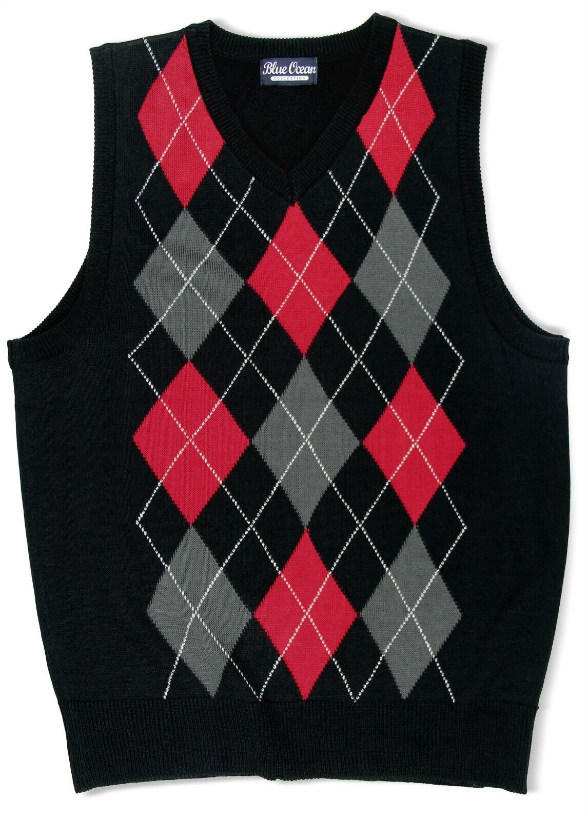 Red argyle sweater vest new arrivals