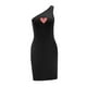 thumbnail image 5 of Vestido con hombros descubiertos para mujer, minivestido sencillo de verano sin mangas para viajes de negocios SG, 5 of 7