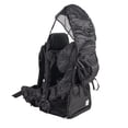 thumbnail image 1 of Portabebés, seguro para niños pequeños, mochila para senderismo, portabebés para acampar, portabebés con cubierta para la lluvia, parasol para niños, bolsillo grande con aislamiento, asiento acolchado, 1 of 5