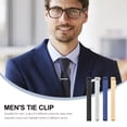 thumbnail image 3 of 4Pcs Fashionable Copper Tie Clips Delicate Necktie Clasps for Business Use, 3 of 8