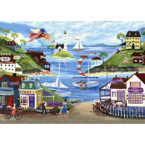 Ravensburger Lovely Seaside 500 Piece Jigsaw Puzzle Walmart Com Walmart Com