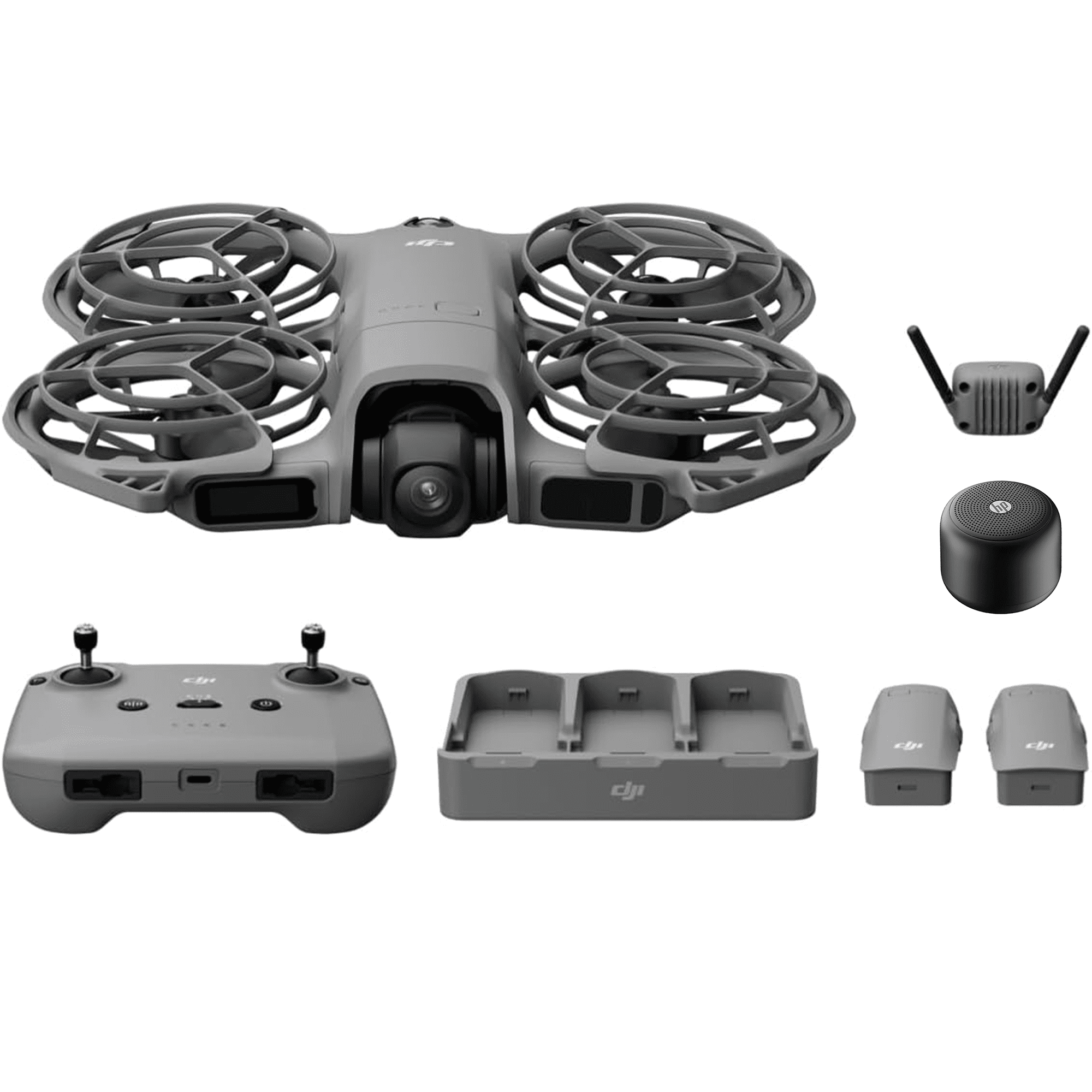 DJI Neo 2 Fly More Combo, 4K Drone with RC-N3 Remote, Digital Transmission, Stable Flight, 3 Batteries