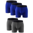 thumbnail image 3 of 5PK Performance Men's Boxer Briefs Polyester Underwear Size Small, Medium, Large, XL & XXL, 3 of 11