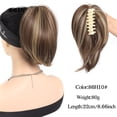 thumbnail image 2 of Extensions de Cheveux en Queue de Cheval avec Pince à Griffes Synthétiques Chignon Droit, 2 of 7