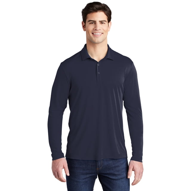 Sport-Tek Polo à Manches Longues PosiUV Pro pour Hommes - ST520LS
