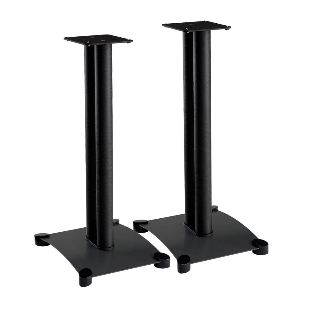26" Steel Speaker Stands Black