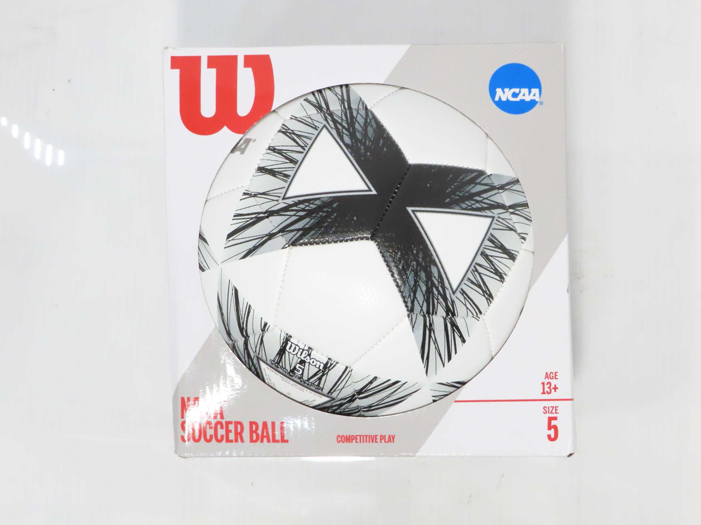 Wilson NCAA Icon Soccer Ball Size 5 White