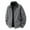 Gray, variant on Tawop Mens Jackets PU Leather Cargo Long Sleeve Zip Solid Mens Clothes,Gray,M