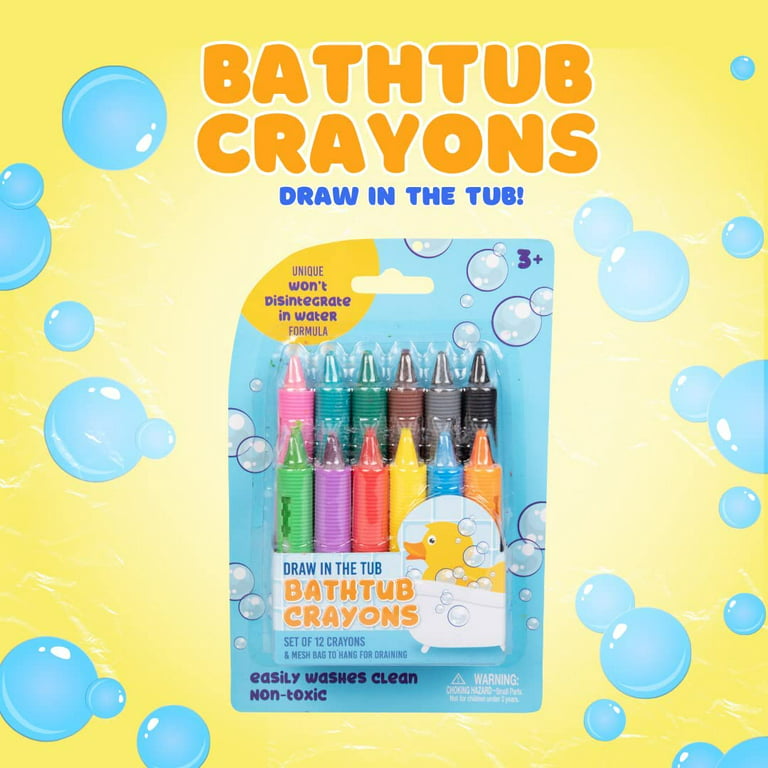 Tub Crayons JaRu Fun Rub-a-Dub Draw in The Tub Bathtub Crayons (5 per- –  StockCalifornia