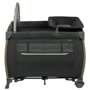 Monbebe Play Yard – Full-Size Rocking Bassinet, Removable Changer & Toy Bar – Castle Point