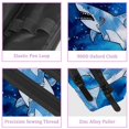 thumbnail image 2 of MUOOUM Pencil Case, Blue Tie Dye Sharks Pattern Large Capacity Pencil Pouch Stationery Pen Bag, 2 of 7