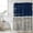 Blue, variant on Navy Blue Striped Shower Curtain, Waterproof Shower Curtains for Bathroom, Farmhouse Stripes Modern Abstract Art Washable Fabric Bathtub Curtain Set Bath Decor with 12 Hooks 48"x72"