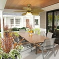 thumbnail image 3 of Uforic 52-Inch Tropical Ceiling Fan with LED Light and Remote,5 Palm Leaf Blades ceiling fan - Gold, 3 of 12