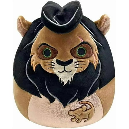 Squishmallows Original Disney 7 inch Scar - Child's Ultra Soft Stuffed Plush Toy