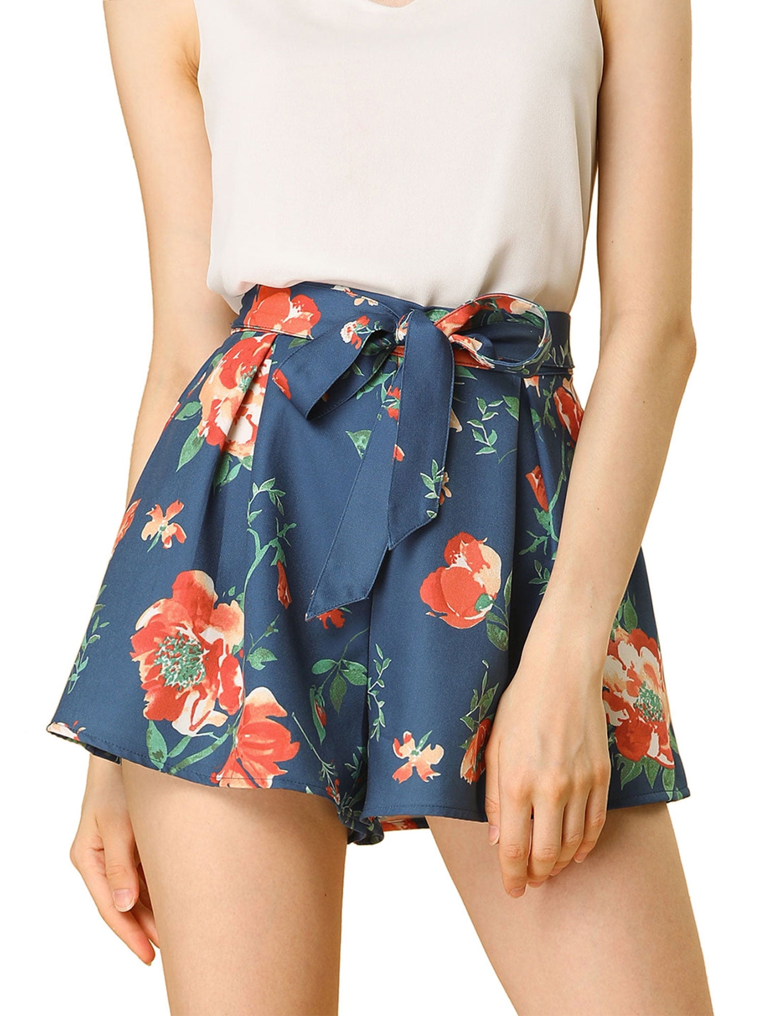 Floral Shorts Women