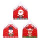 thumbnail image 4 of Inteprter Sombrero de Navidad Funda para silla Impresión de dibujos animados Sala de estar Comedor Arreglo Suministros Papá Noel Elk Muebles Funda para Kits de decoración para fiestas Alce Inteprter HA069379-03, 4 of 6